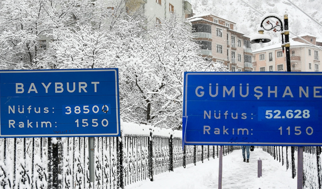 Bayburt ve Gümüşhane’de Yoğun Kar Yağışı Uyarısı! Okullar Pazartesi Günü Tatil Olacak mı?